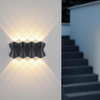 Moderne Waterdichte Outdoor 12W Led Wandlamp IP65 Aluminium Up En Down Wandlamp Tuin Veranda Blaker Decoratie licht 110V 220V