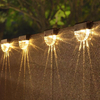 Warm Wit LED Solar Lamp Trap Outdoor Tuinverlichting Waterdichte Zonne-energie Balkon Licht Decoratie voor Patio Trap Hek