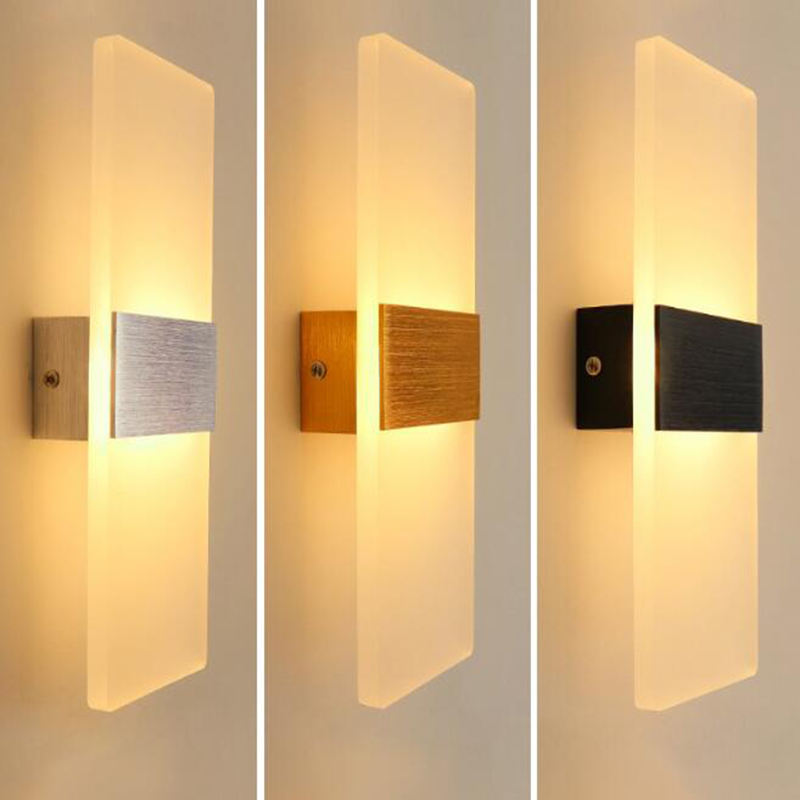 Fabriek directe minimalistische LED acryl wandlamp voor hotel slaapkamer kamers verlichting met prijzen led-verlichting esthetisch