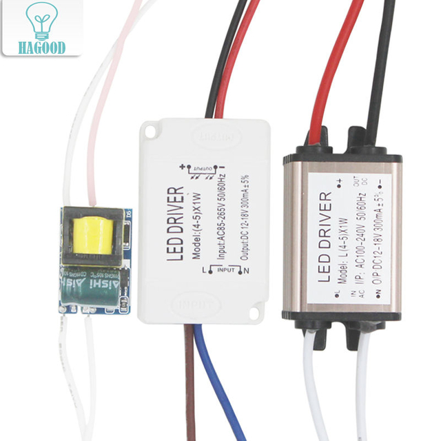 4-5W LED Driver Licht Transformator Voeding Adapter Input AC85 - 265V DC12-18V Constante Stroom 300mA voor 5050/3528 LED Strip
