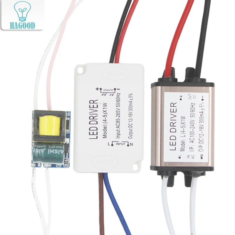 4-5W LED Driver Licht Transformator Voeding Adapter Input AC85 - 265V DC12-18V Constante Stroom 300mA voor 5050/3528 LED Strip