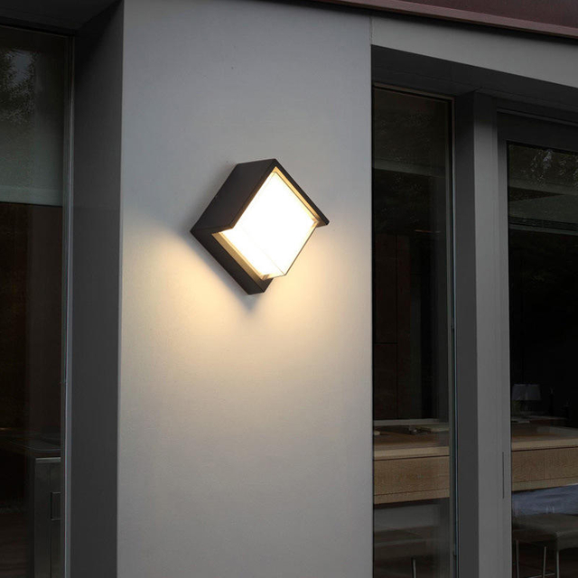 Nieuwe Acryl Waterdichte Wandlamp Moderne LED Wandlamp Aluminium Outdoor Waterdichte Wandlamp Tuin