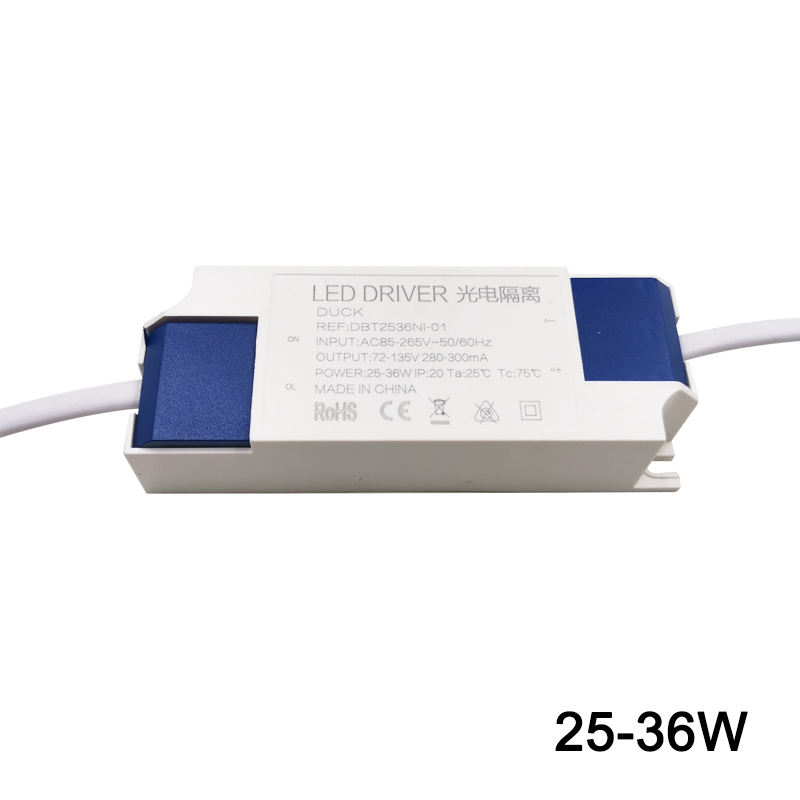 Driver met plastic omhulsel led huidige groothandelsprijs led driver Voeding DC 12 v led driver 300mA converter 220 12 Adapter