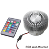 RGB Wandlamp Rond Zonnebloem 3W Aluminium 85-265V voor Indoor Home Bar Woonkamer Gang Hotel Wandlamp Kleurrijk