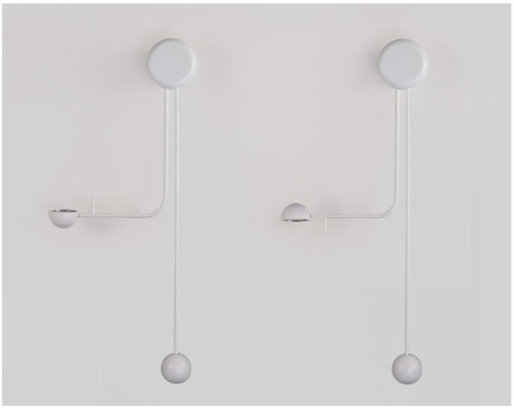 NIEUWE art Dots wandlamp moderne LED woonkamer wandlamp Nordic creatieve gangpad verlichtingsarmaturen Zwart Wit Moderne Wandlamp