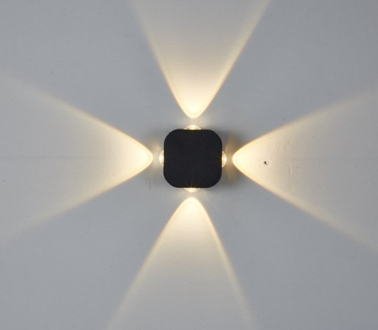 Outdoor 4W LED wandlamp Up and Down aluminium wandkandelaar Tuin LED wandlamp