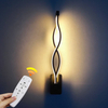 21W LED Wandlamp 2.4G Traploos Dimmende Wandlampen met Afstandsbediening Trappen Gang Lang Warm Wit Drie Kleurtemperatuur