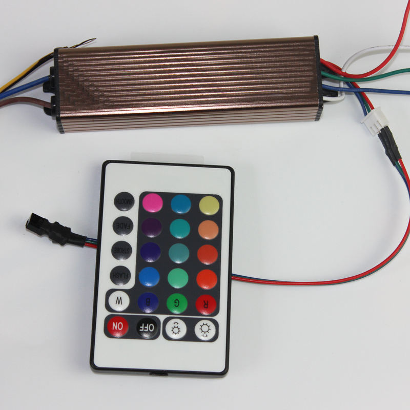 10-100W LED Driver AC85-265V DC25-38V Voeding Waterdichte IP66 Led Transformers + RGB Afstandsbediening voor Led Licht DIY