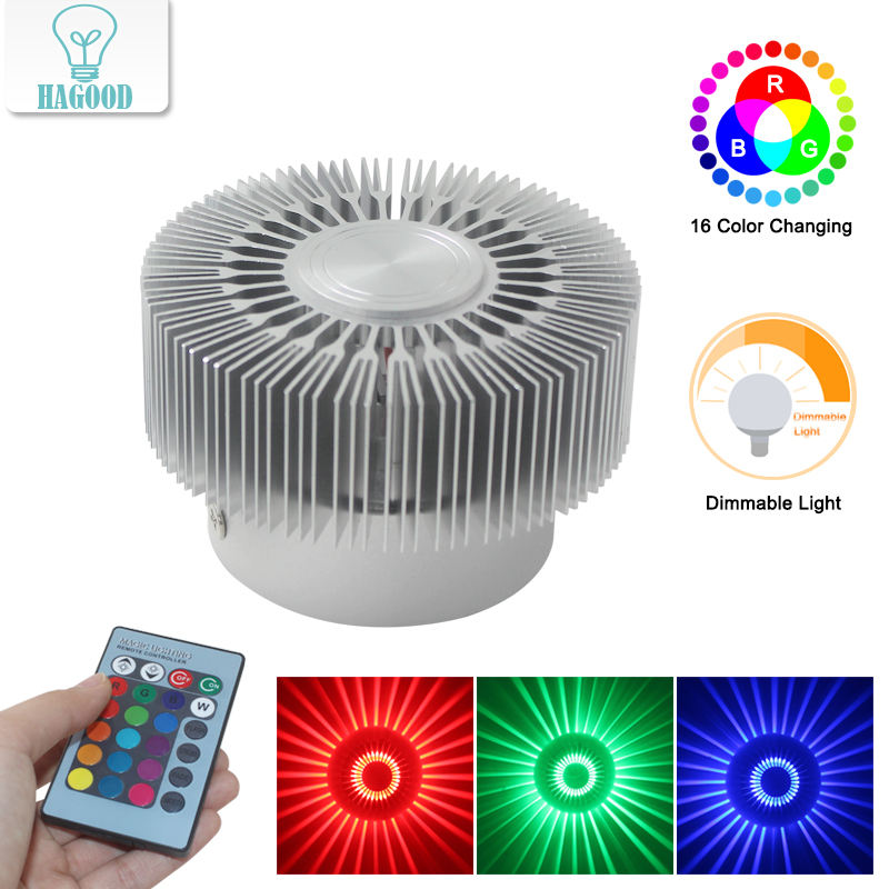 Supermooie Sunflower 3W RGB AC 220V KTV Plafond LED Wandlamp