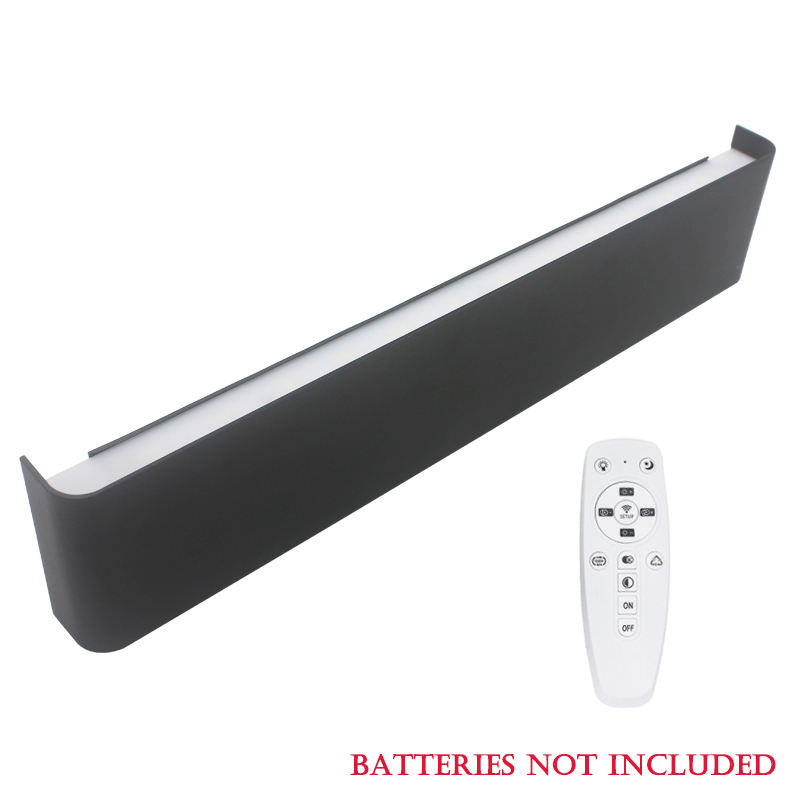 Zwart of wit Shell Up en Down Lighting Functies Slimme 2.4G RF-afstandsbediening LED-wandlamp met de laagste prijs