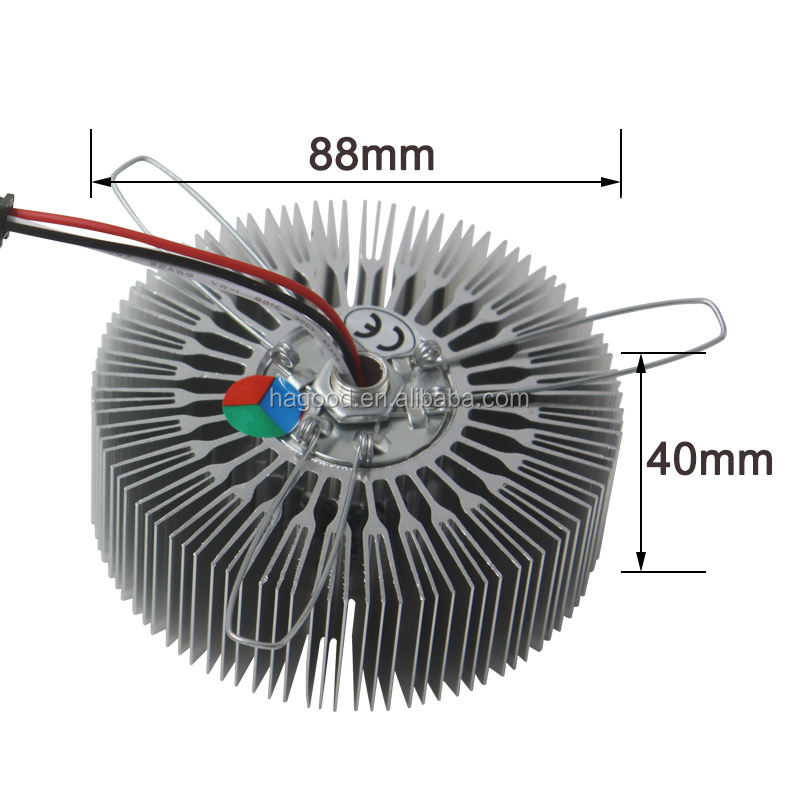 Groothandel Nieuwigheid Zonnebloem Aluminium AC85-265V 3W RGB LED Wandkandelaar Lamp Armaturen voor KTV Bar Muur Plafond Nieuwe jaar Decoratie