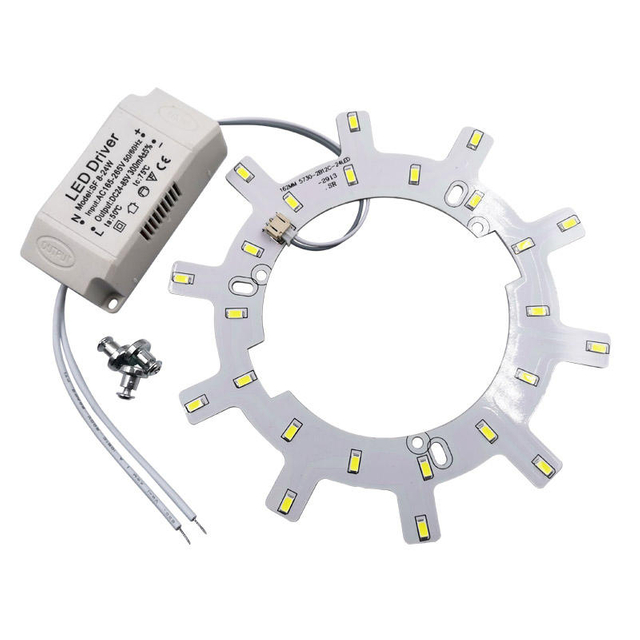 Moderne Led Plafond Verlichting 12-24W Keuken Lichtbron Module AC220V Woonkamer Energiebesparende Plafond Verlichting Retrofit Board