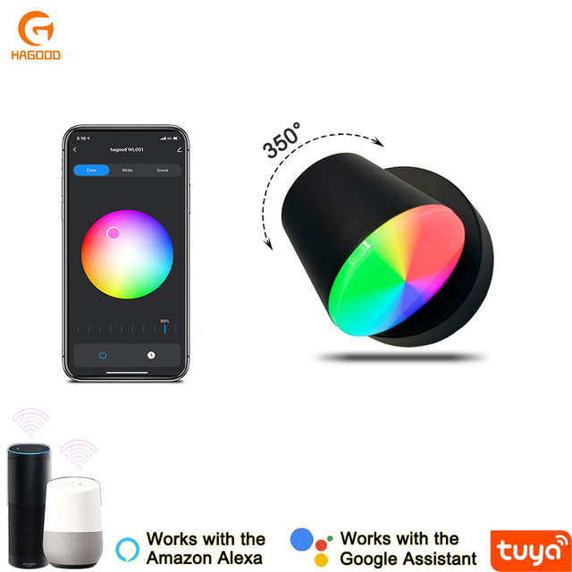 9W app-bediening led-verlichting app-gestuurde led-verlichting led-licht app-bediening LED theekopje vorm wandlamp Intelligente wandlamp APP-bediening wandlamp