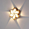 10W 12W Bloem Wandlamp Led Wandlamp Buiten Buiten Muur Led Verlichting Led Wandkandelaar Buiten Moderne Led Wandkandelaar Led Wandkandelaar Lichten Lotus Wandlamp
