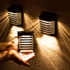 Mini Patio Solar Verlichting Trappen Dek Stap Lichten IP65 Waterdichte Outdoor Tuin Verzonken Opbouw Led Solar Fence Lamp