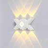 Led buiten wandverlichting Moderne led buiten wandlampen Aanpasbare privélamp