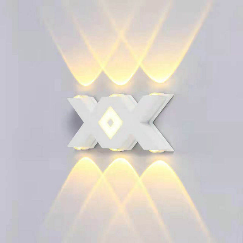 Led buiten wandverlichting Moderne led buiten wandlampen Aanpasbare privélamp