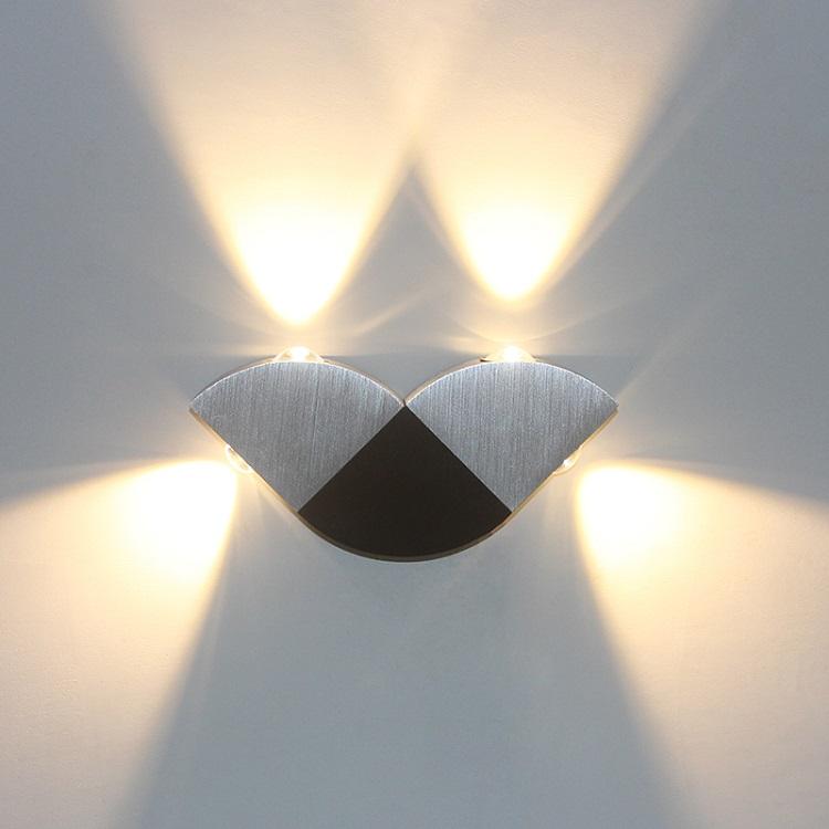 4W LED Wandlamp Blaker Kleurrijke Verlichting Wandgemonteerde Indoor Decoratie Licht voor Loft Badkamer Woonkamer Home Verlichting KTV