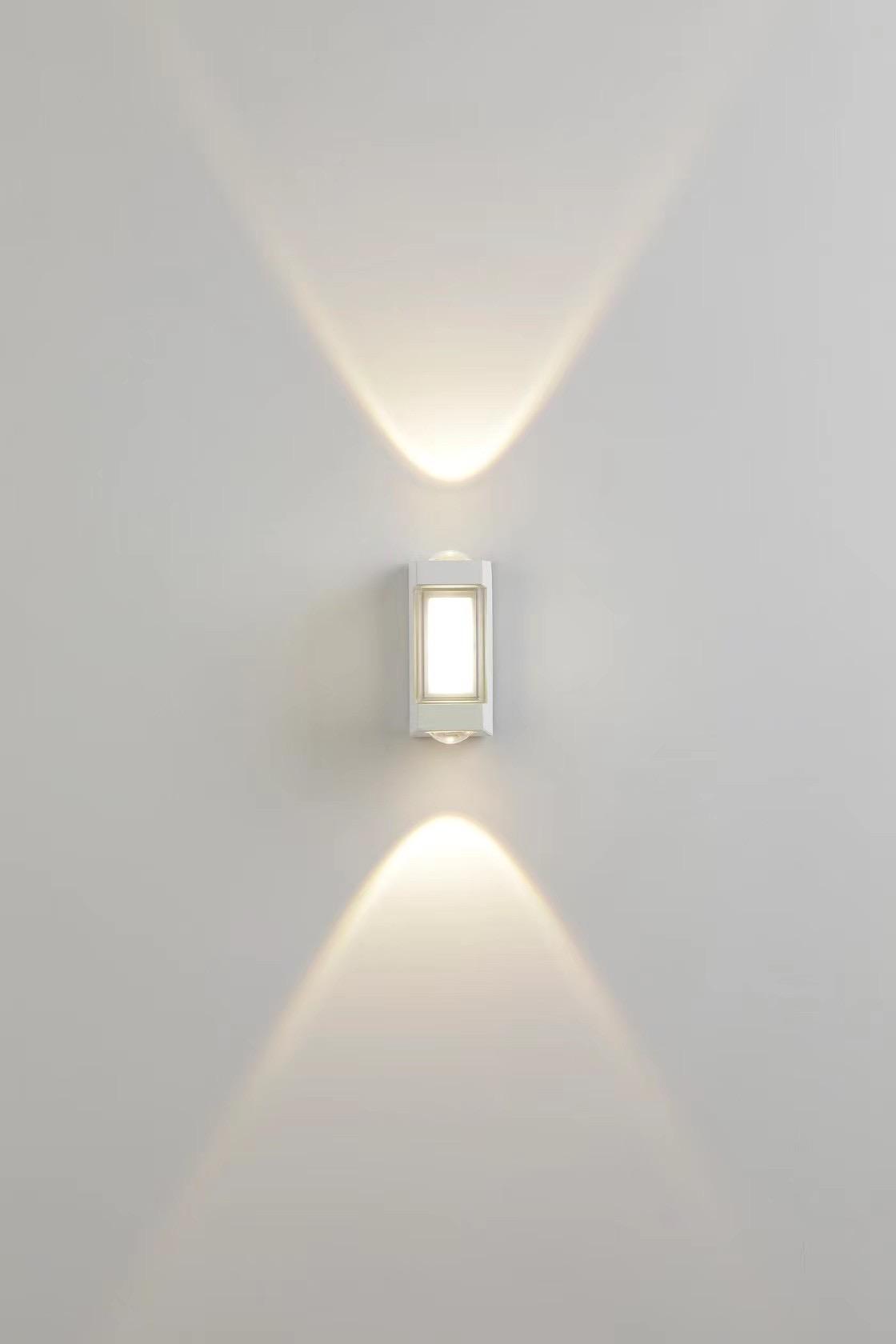Waterdichte led-wandlamp decoratieve tuinverlichting aluminium op en neer buiten wandlamp led-wandlamp gemonteerd