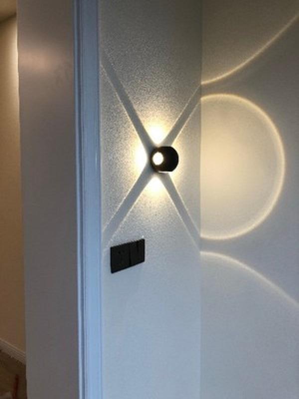 Decoratieve IP65 led lamp Bolvormige waterdichte wandlamp en modern waterdicht buitenlicht Aluminium wandlamp