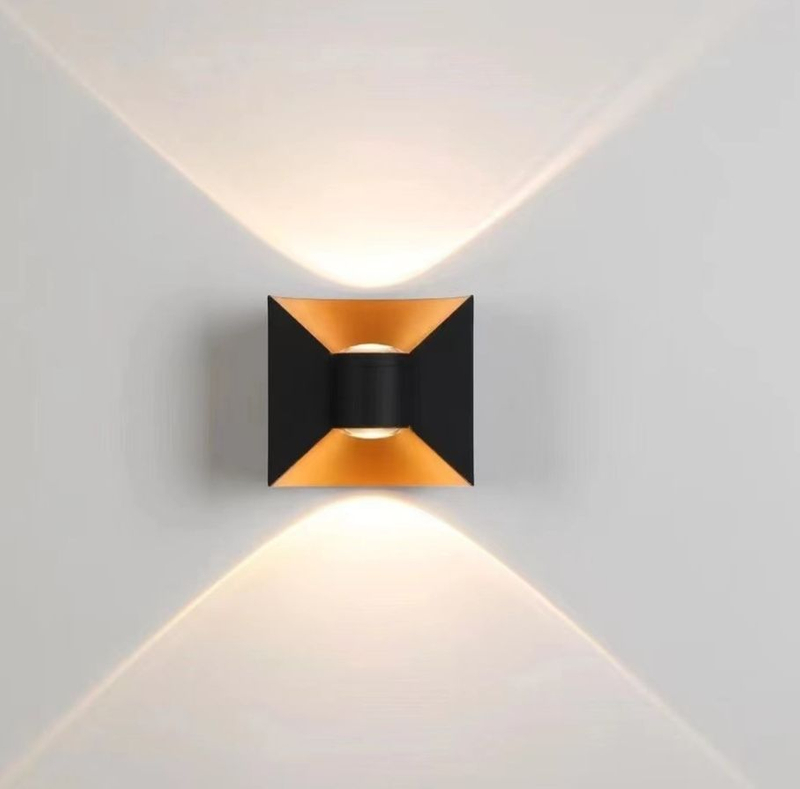 Versieren Modern Eigentijds Tuin Aluminium Buiten Wandlamp Up Down LED Wandlampen GU10 360 Graden