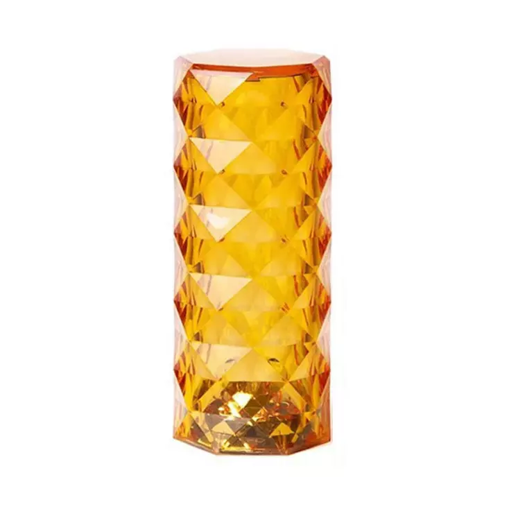 Infrarood Afstandsbediening Tafellamp 16 Kleur Indoor Kristallen Bureaulamp Helder Acryl Tafellamp RGB Afstandsbediening Creatieve Rose Crystal Slaapkamer Touch Nachtlampje