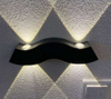 Decoratieve led light wandlamp met 4 baarden en outdoor nachtlampje led decoratieve wandlamp waterdicht