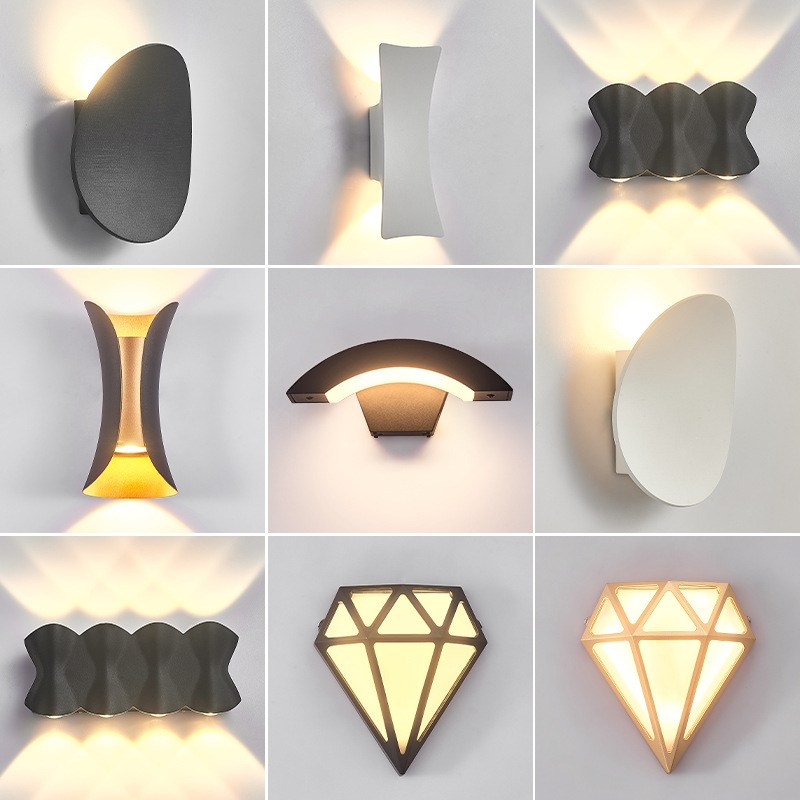 fabrikanten van buitenwandlampen boven de tuinwandlamp buiten led-lichtmuur