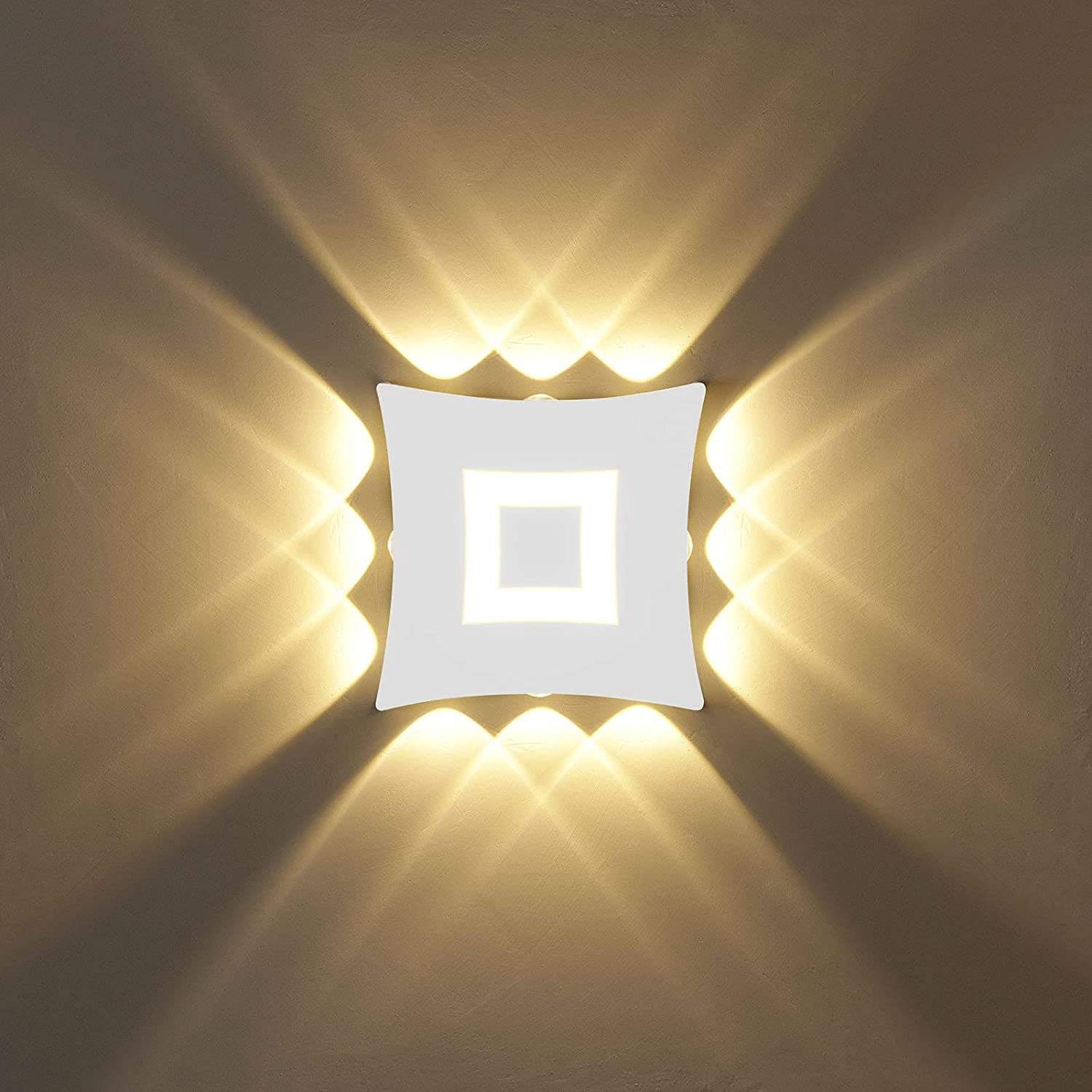 Moderne Wandlamp Cube Led Wandkandelaar Lamp Waterdicht IP65 Interieur Wandlamp 110V 220V Voor Badkamer Outdoor verlichting 4W 6W 8W