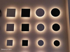 Moderne led-verlichting 150 mm Eclipse-wandlamp en decoratief nachtlampje voor binnen