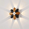 Waterdichte Outdoor Wandlamp Binnenplaats Lotus Stijl Outdoor Gang Balkon Binnenplaats Trappen Multi-head Spotlight Wandlamp