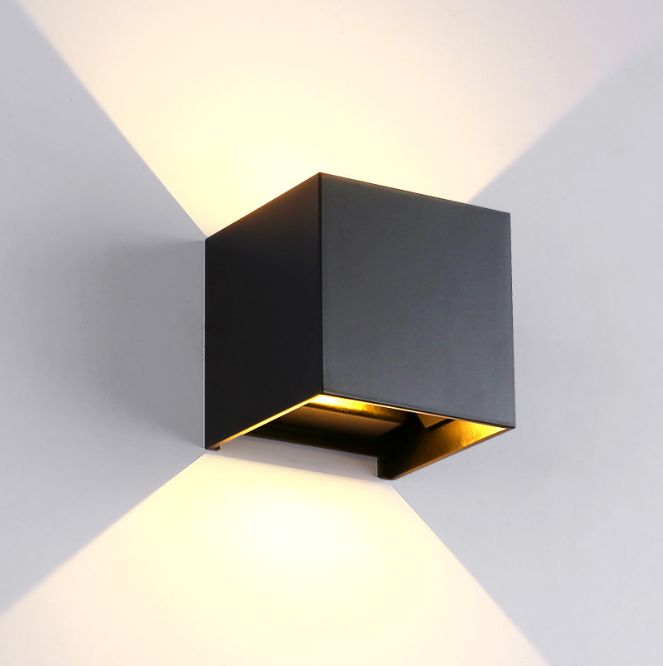 Led wandkandelaar lamp rgb indoor solar light Led Wandlamp Aluminium Outdoor IP65 Waterdicht Up Down Lighting outdoor led wandkandelaar