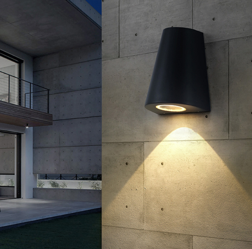 LED-wandlamp met enkele kop Waterdicht IP65 Tuin Ganglamp Buitenshuis Blaker Licht AC85-265V