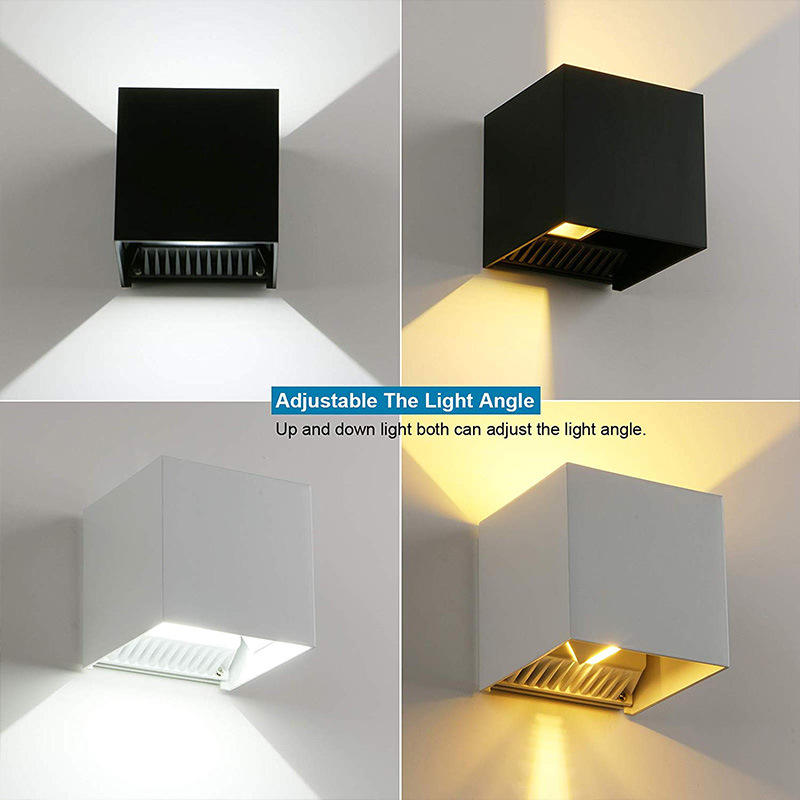 IP65 Waterdichte 12W 20W Indoor Outdoor Led Wandlamp Aluminium Verstelbare Opbouw AC85 ~ 265V Led veranda Licht Blaker