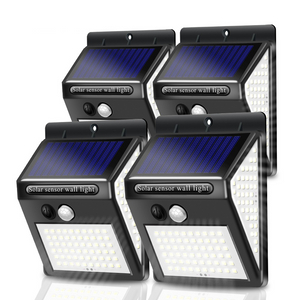 Smart Solar LED Outdoor Waterdicht Op en neer Lichtgevende verlichting Tuindecoratie Zonne-verlichting Trappen Hek Zonlichtlamp