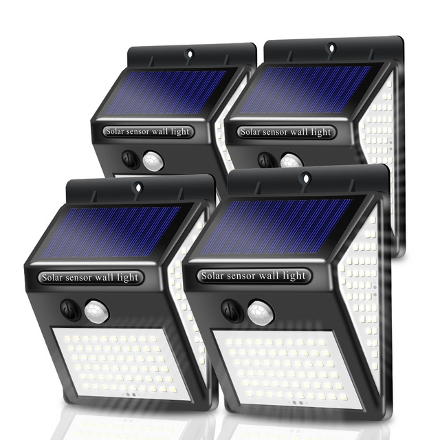 Smart Solar LED Outdoor Waterdicht Op en neer Lichtgevende verlichting Tuindecoratie Zonne-verlichting Trappen Hek Zonlichtlamp