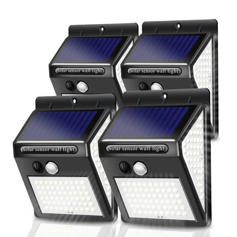 Smart Solar LED Outdoor Waterdicht Op en neer Lichtgevende verlichting Tuindecoratie Zonne-verlichting Trappen Hek Zonlichtlamp