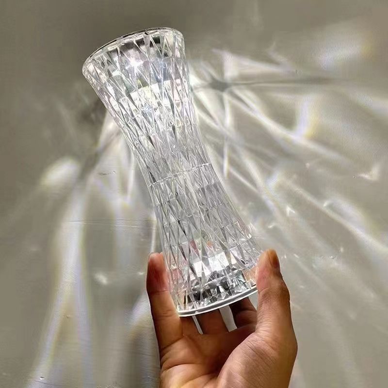 Acryl Tafellamp Acryl Tafellampen Helder Acryl Tafellamp Kristallen Tafellamp Biedt Creatieve Sfeer Decoratieve Kleine Nachtlamp Oplaadbare tafellamp