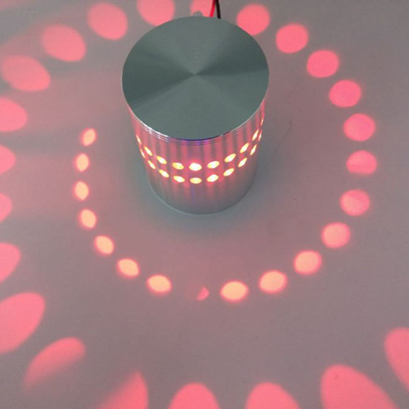Spiraal Gat RGB LED Wandlamp voor Indoor Home Versieren Fancy Nachtverlichting Plafondlamp Loft Vogue Meubels