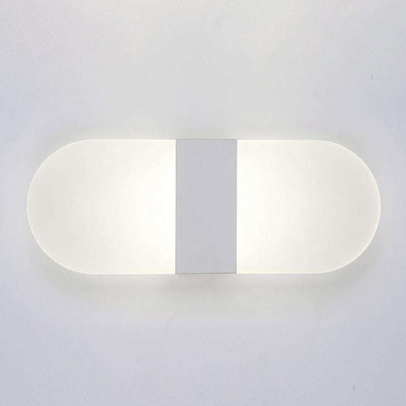 6W Led Light Sliver Acryl Wandlamp Acryl verlichting Rechthoekige wandlamp Acryl wand hangend licht Modern Populair Nachtlampje Fabrieksprijs 