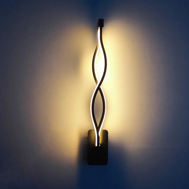 16W Moderne huisdecoratie Golfvorm Aluminium Up Down LED-wandlamp indoor LED-wandlamp Holiday guirlande licht