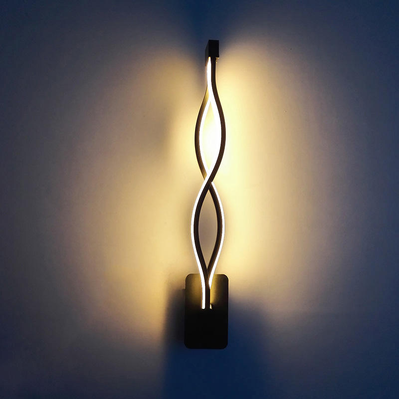 16W Moderne huisdecoratie Golfvorm Aluminium Up Down LED-wandlamp indoor LED-wandlamp Holiday guirlande licht