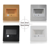 Hotel hotel 86 type embedded led nachtlampje gangpad traptrede licht thuis menselijk lichaam inductie voet licht gevoel warm