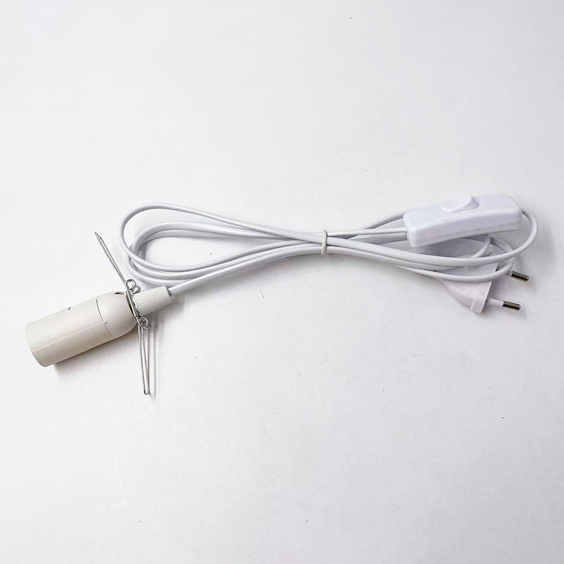 E14 301 dimmer switch 1.8m draad 1.5mwire 2m draad US/EU Plug Licht 301 dimmer switch E14 lente blote lichaam lamp plug schakelaar