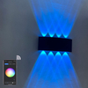 2022 Tuya App Smart Home Wifi App Gecontroleerde 85-265V Rgbw IP65 Aluminium Waterdichte Led Tuin Lamp smart Led Outdoor Up En Down Wandlamp