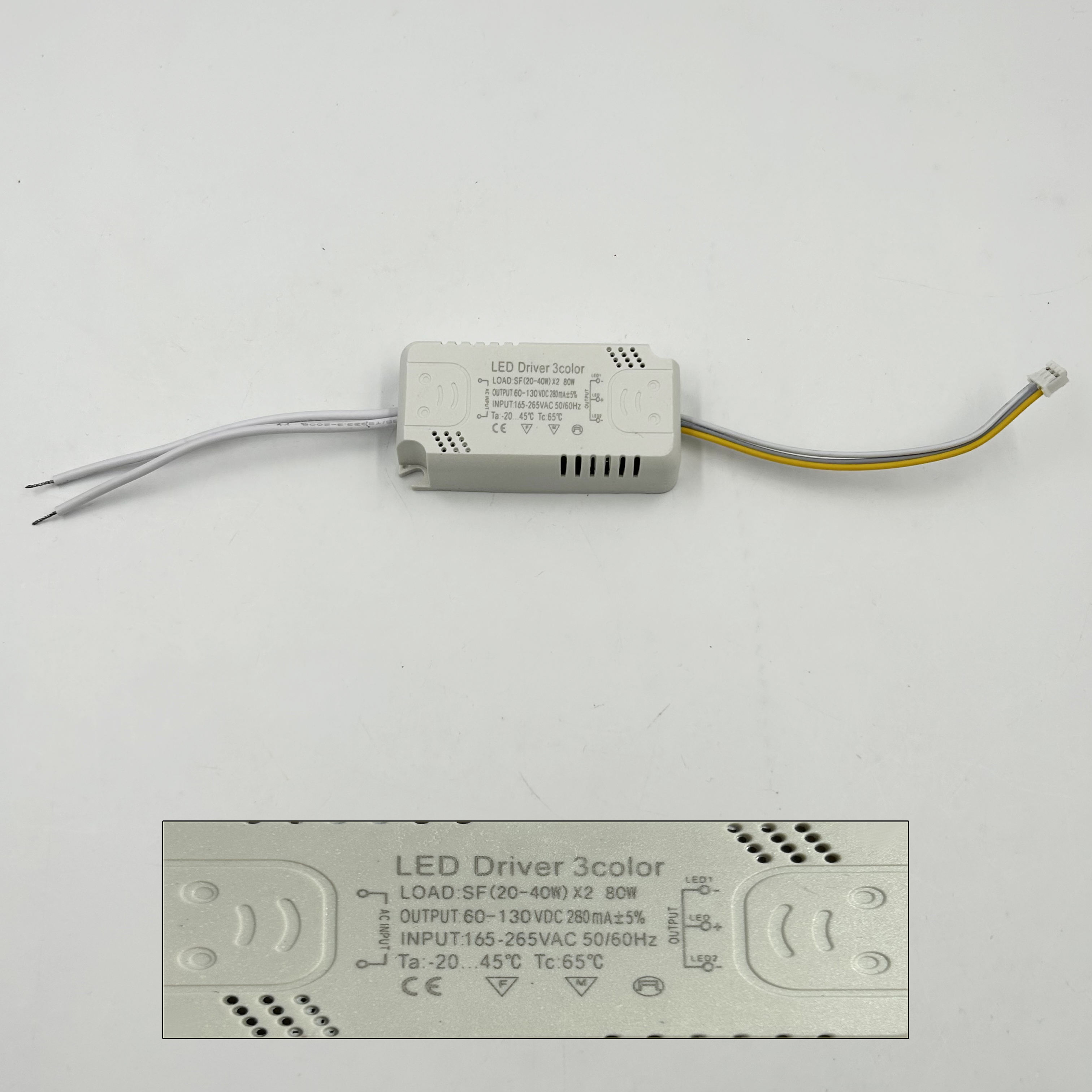 100W 140W 160W LED Driver Verlichting Transformers Drie kleur temperatuur driver Niet-Warterpoof COB LED chip Voeding