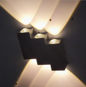 Decoratieve led-licht waterdichte trap wandlamp en modern buitennachtlampje buiten led wandlamp waterdichte muur