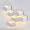 Modern led-licht 120 mm kubieke waterdichte wandlamp en decoratief buitennachtlampje voor huis en tuin Goedkope Pricec