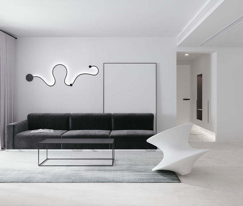 Einfache Moderne Creative Wohnzimmerlampe Hintergrundwanddekoration Designer Lamp Speziell Geformte Nachttischlampen
