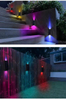Nieuwe trapeziumvormige wandlamp op zonne-energie boven en onder wandlamp waterdichte buitenlamp voor binnentuin